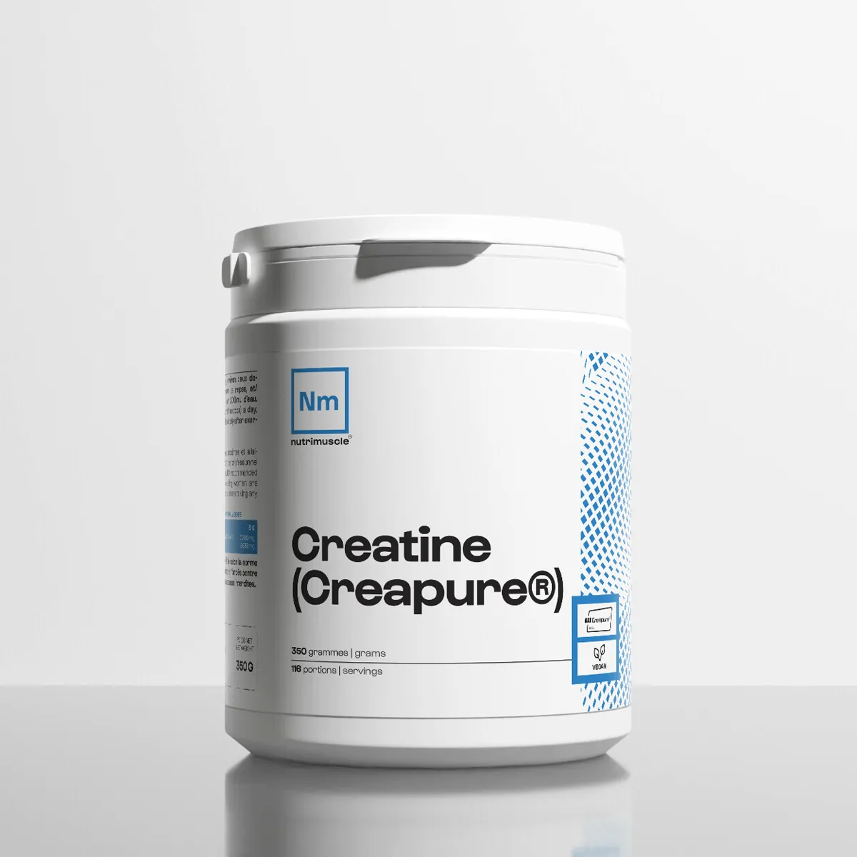 Pot de Créatine Creapure Nutrimuscle en poudre