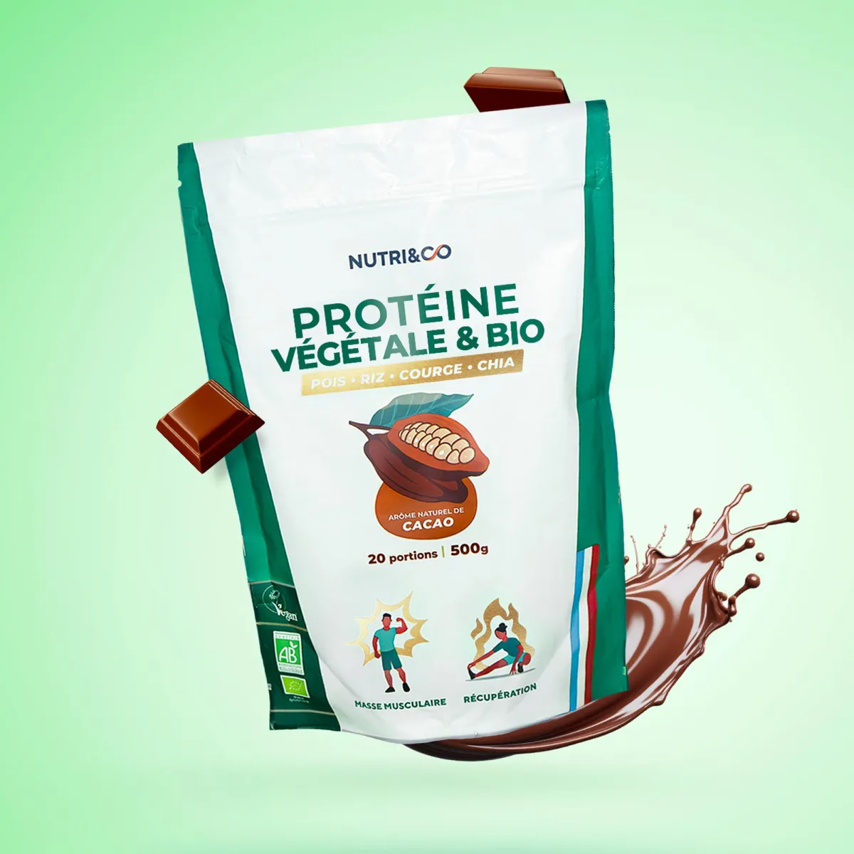 Sachet de Protéine Végétale Pois Riz Nutri&Co