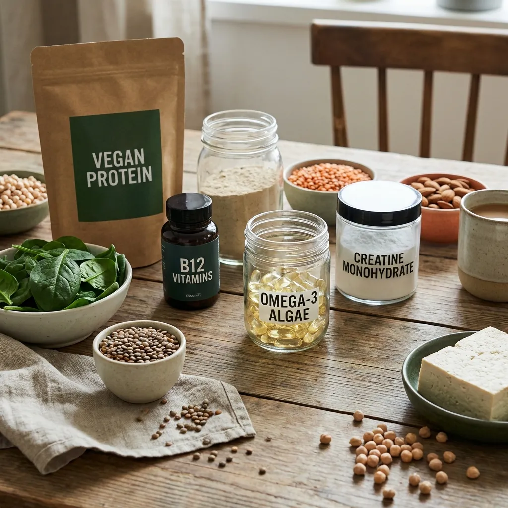 Supplements pour athletes vegans